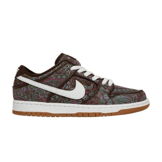 Nike SB Dunk Low Brown Paisley sneakers with brown paisley print, 100% authentic and free shipping available in Australia