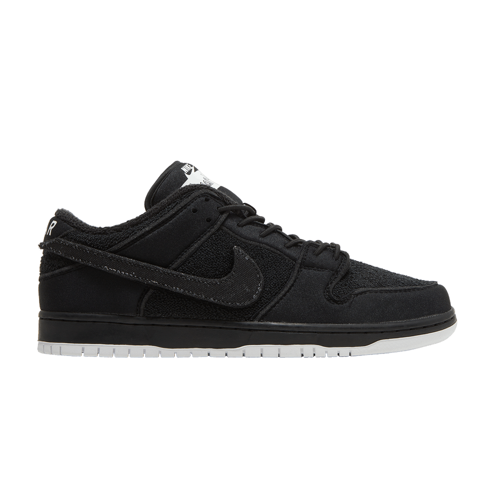 Nike SB Dunk Low Gnarhunters sneakers in black with custom textures, 100% authentic and free shipping available in Australia