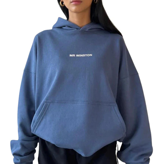 Mr Winston Slate Puff Hoodie